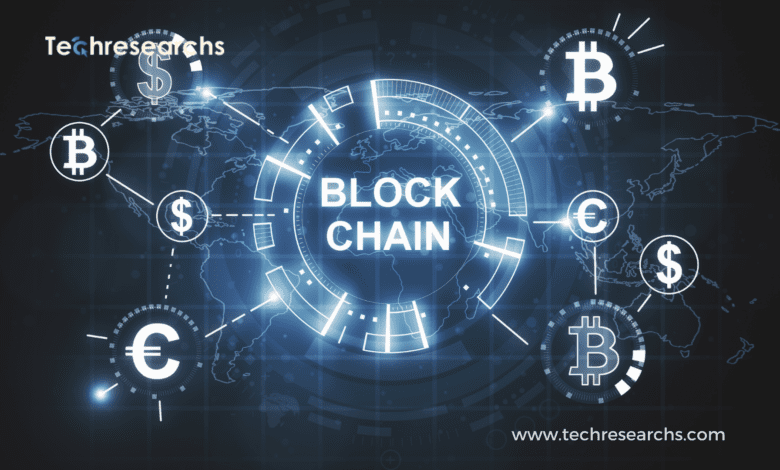 A piture showing Blockchain in Business